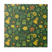 Het is een keramische tegel. tegeltje (Voorkant)