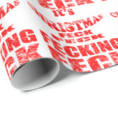 het is een kerstuitvinding cadeaupapier (Rol Hoek)