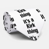 het is een kirk ding stropdas (Opgerold)