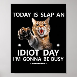 Het is een klapdag, ik ga het druk hebben leuk gra poster