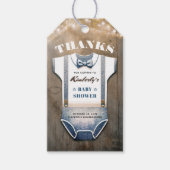 Het is een klein Man Baby shower dank je Cadeaulabel (Voorkant)