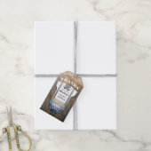 Het is een klein Man Baby shower dank je Cadeaulabel (Met Touw)