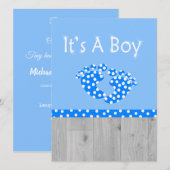 Het is een kleine baby aankondiging. aankondiging (Voorkant / Achterkant)