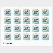 Het is een kleine Cowboy Baby shower Stickers (Vel)