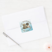 Het is een kleine Cowboy Baby shower Stickers (Envelop)