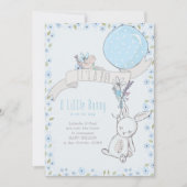 Het is een kleine Jongen Bunny en een blauwe ballo Aankondiging (Voorkant)