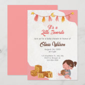 Het is een kleine senorita Baby shower uitnodiging (Voorkant / Achterkant)