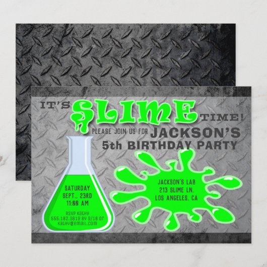 Het is een kleine tijd! - Uitnodiging voor de weds (Voorkant / Achterkant)