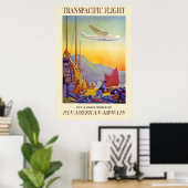 Het is een kleine wereld van Pan American Airways Poster (Thuiskantoor)
