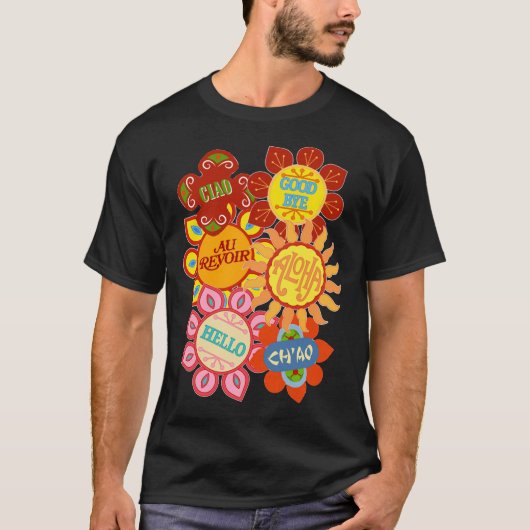 Het is een kleine World Flowers, mooie bloemen, T-shirt (Voorkant)