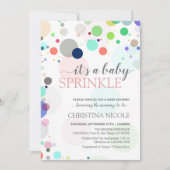 Het is een kleurrijk baby-baby shower kaart (Voorkant)