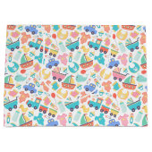 Het is een kleurrijk Baby shower licht Groot Cadeauzakje (Voorkant)