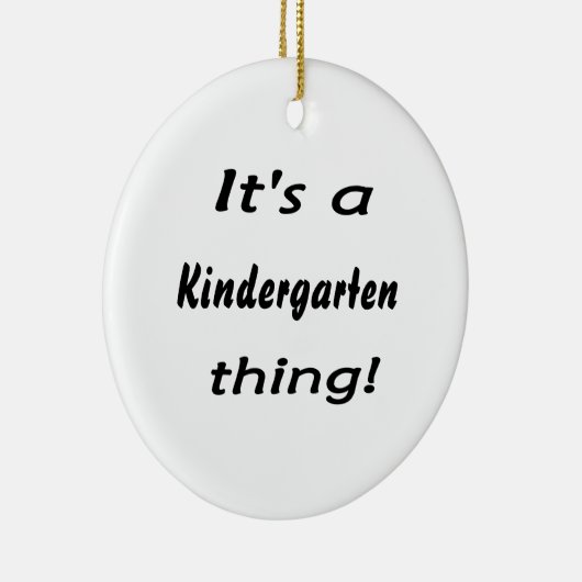 Het is een kleuterschool. keramisch ornament (Rechts)