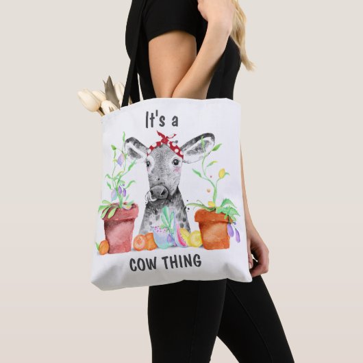Het is een Koe ding Tote Bag (Dichtbij)