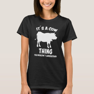 Het is een koeien ding koeien boeren zeggen Boerde T-shirt