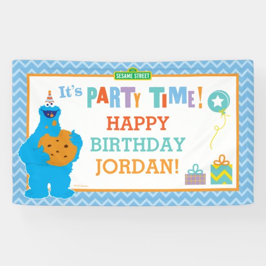 Het is een Koekjesfeest Spandoek (Horizontaal)