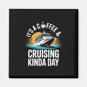 Het is een koffie- en cruisend soort dag Funny Cru Magneet