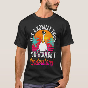 Het is een Koninklijke aangelegenheid die je niet T-shirt