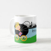 Het is een koninklijke Baby Mok (Voorkant links)