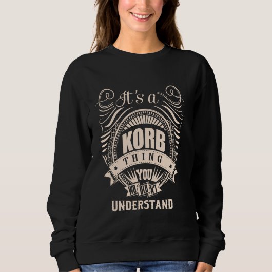 Het is een KORB-ding Trui (Voorkant)