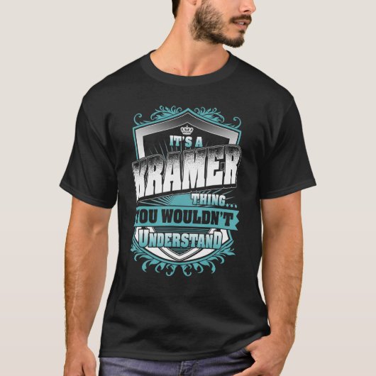 Het is een KRAMER ding dat je Classi niet zou begr T-shirt (Voorkant)