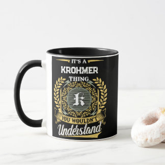 Het is een KROHMER-ding dat je niet zult begrijpen Mok