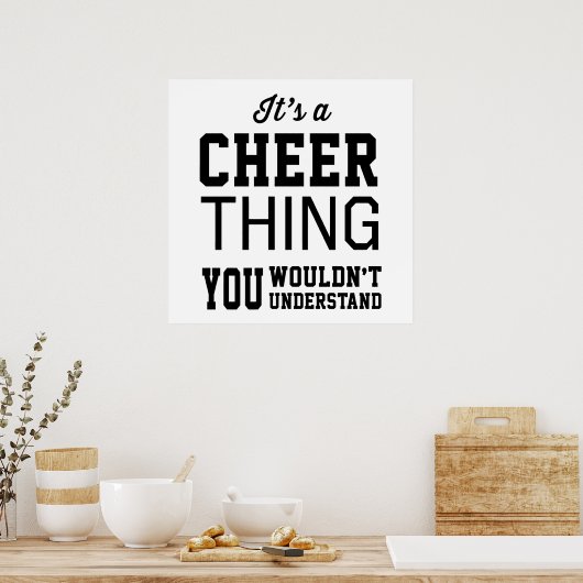 Het is een kronkel ding poster (Keuken)