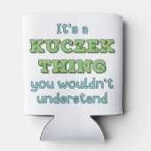 Het is een Kuczek ding Blikjeskoeler (Achterkant)