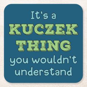 Het is een Kuczek-ding Kartonnen Onderzetters