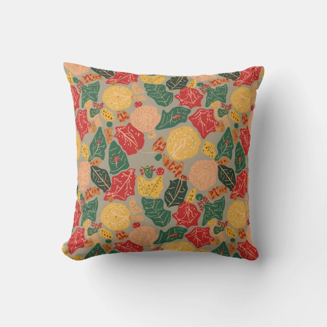 Het is een kussen met een Scandinavisch gevoel. (Voorkant)