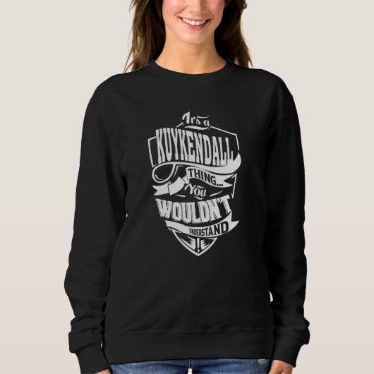 Het is een KUYKENDALL-ding Trui (Voorkant)