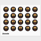 Het is een kwestie van geloof ronde sticker (Vel)