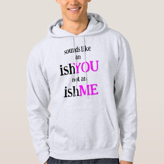 Het is een kwestie van JOU Hoodie (Voorkant)
