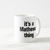 het is een kwestie van mathews koffiemok (Voorkant rechts)