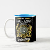 Het is een Lagrange-ding dat je niet zou begrijpen Tweekleurige Koffiemok (Links)