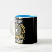 Het is een lang ding dat je niet kon begrijpen tweekleurige koffiemok (Voorkant links)