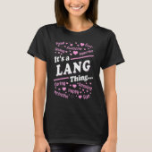 Het is een Lang Thing Proud Familienaam Lang T-shirt (Voorkant)