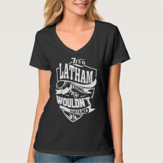 Het is een Latham ding T-shirt