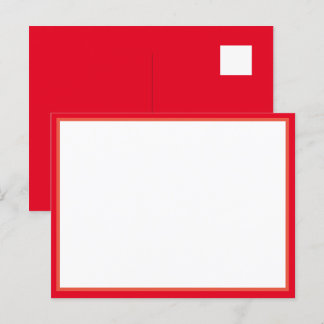 Het is een leeg briefkaart