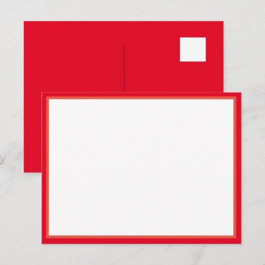 Het is een leeg briefkaart (Voorkant / Achterkant)
