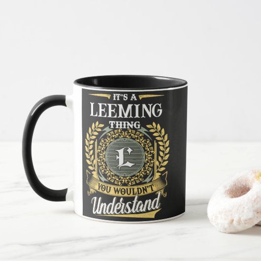 Het is een LEEMING Ding Dat Je Niet Zult Begrijpen Mok (Met donut)