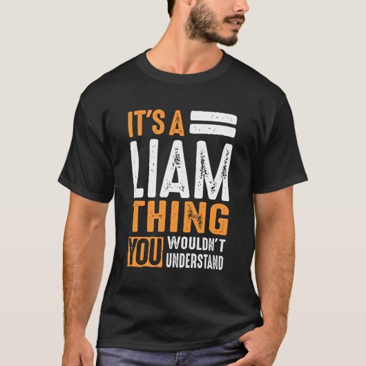 Het is een liam-ding t-shirt (Voorkant)