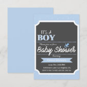 HET IS EEN LICHAAM | BABY SHOWER KAART (Voorkant / Achterkant)