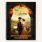 Het is een liefdesverhaal romantische roman notitieboek (Voorkant)