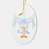 Het is een Lijst  Stork Ornament (Links)