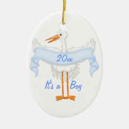 Het is een Lijst  Stork Ornament