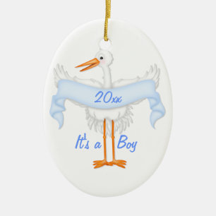 Het is een Lijst  Stork Ornament