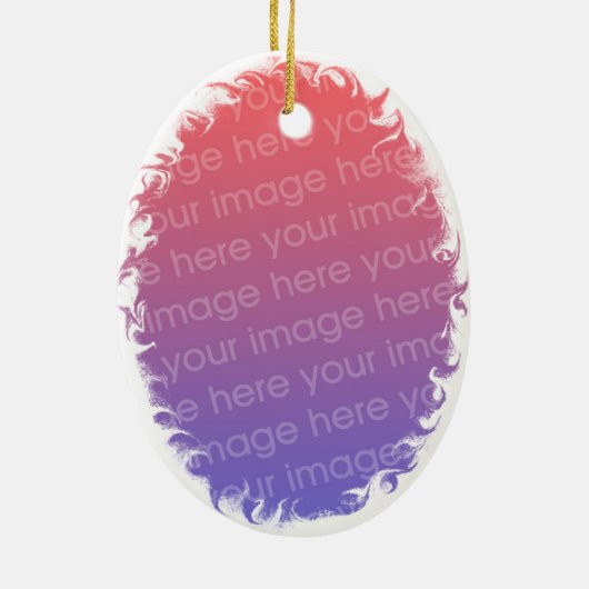 Het is een Lijst Stork Ornament (Achterkant)