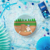 Het is een Lil'Slugger Boy's Baseball Baby shower Papieren Kommen (Feest)