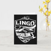 Het is een Lingo ding cadeautjes Kaart (Gele Bloem)